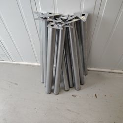 'Platinum" Finish Furniture Legs (Set of 10)