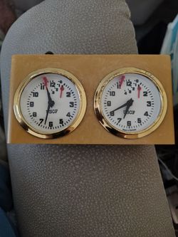 Vintage USCF Mechanical Chess Clock Timer Analog Tournament