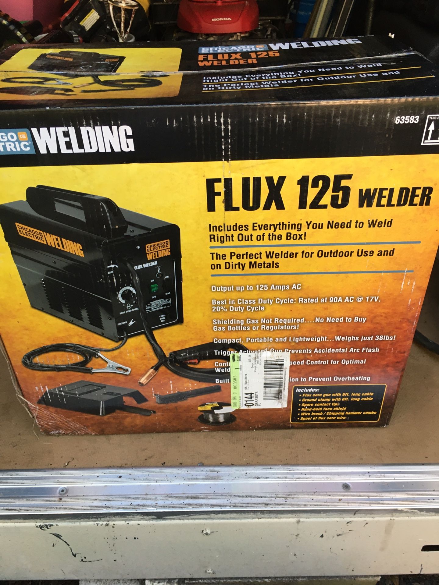 Flux 125 welder