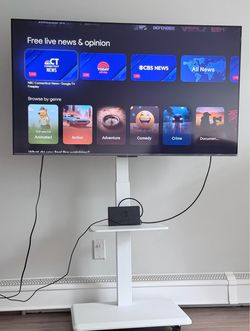 55“ TCL Q77K Google TV with Mobile Stand