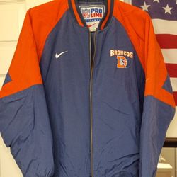 The Denver Broncos Winter Bomber Jacket  by NIKE