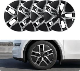 Wheel Covers 19 inch for Tesla Model Y Juniper Hubcap, (Proprietary & Aerodynamic Design) Replacement Hub Caps Rim Protector Compatible with Model Y A