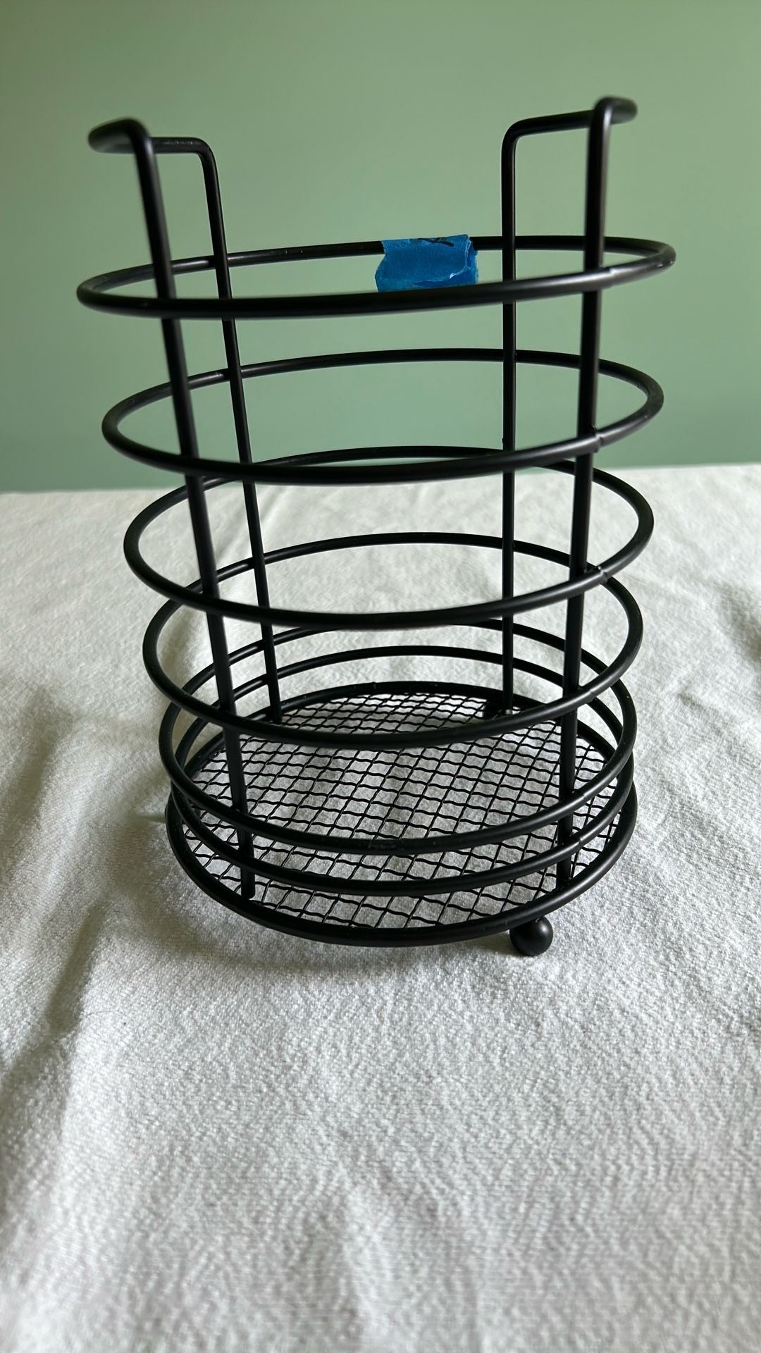 Black Metal Utensil Holder