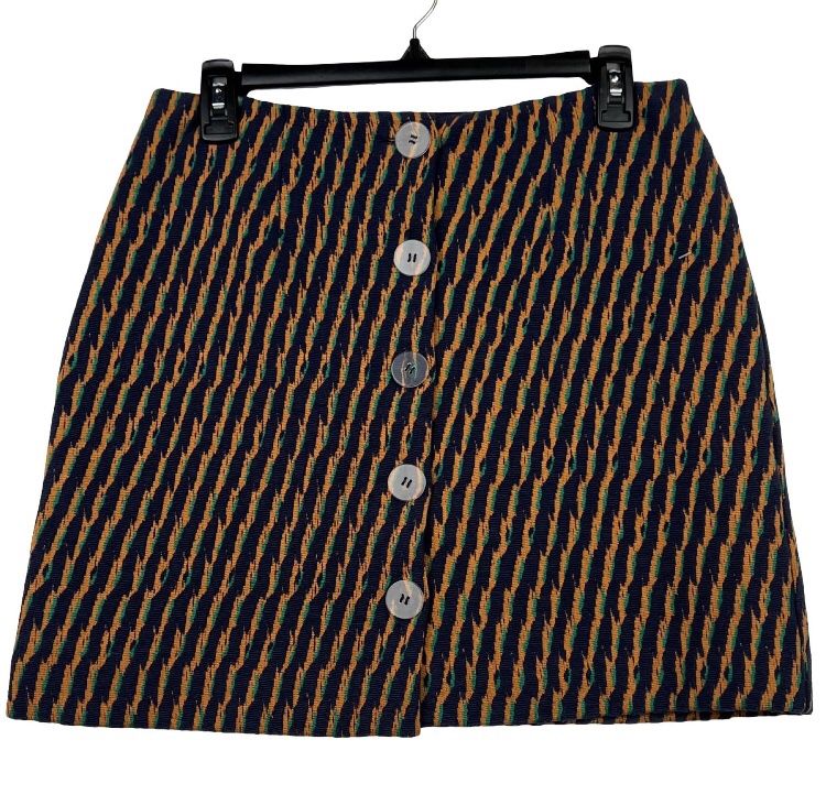 & Other Stories Women’s Lined Mini Skirt with Buttons Cotton Blend -38/6-