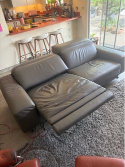 Grey Electric loveseat