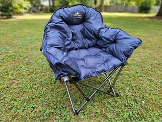 Tommy Bahama XL Padded Club Chair – Blue