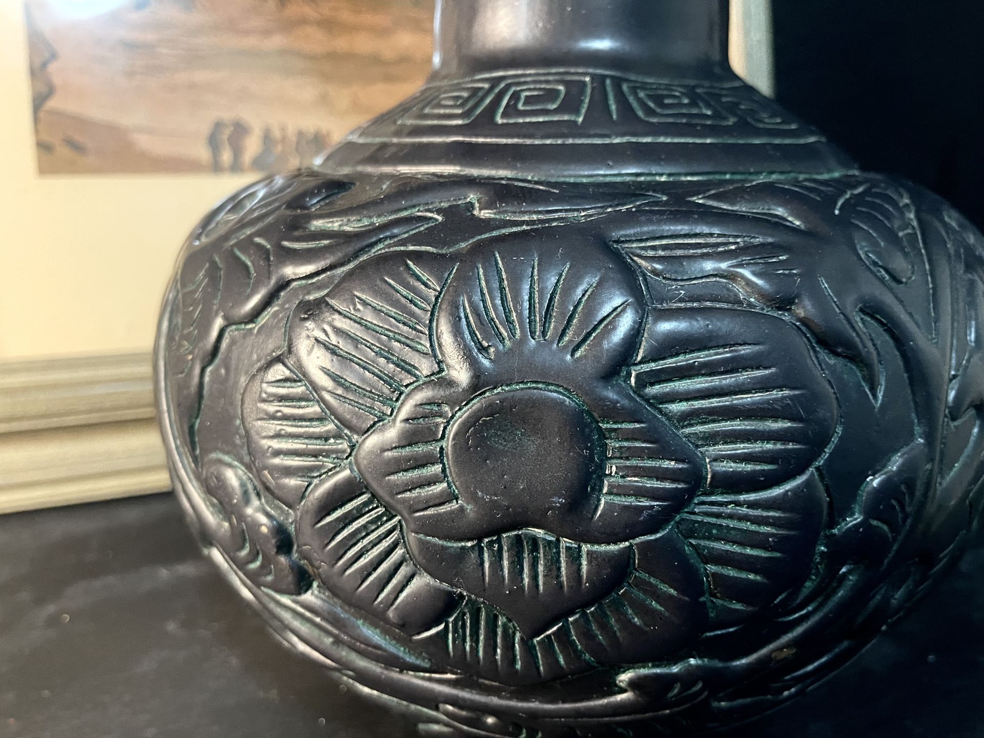 Oaxaca Black Clay Vase