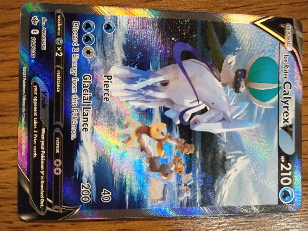 Pokemon Ice Rider Calyrex V Alt Art