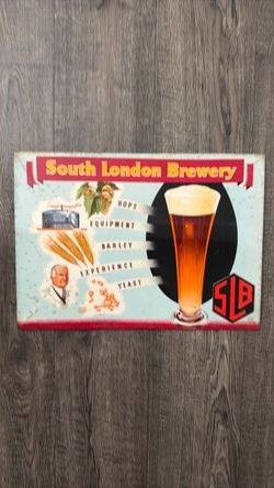 South London Brewery 1940’s Beer Sigh Rare