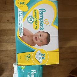 150+ Unopened Size 2 Pampers