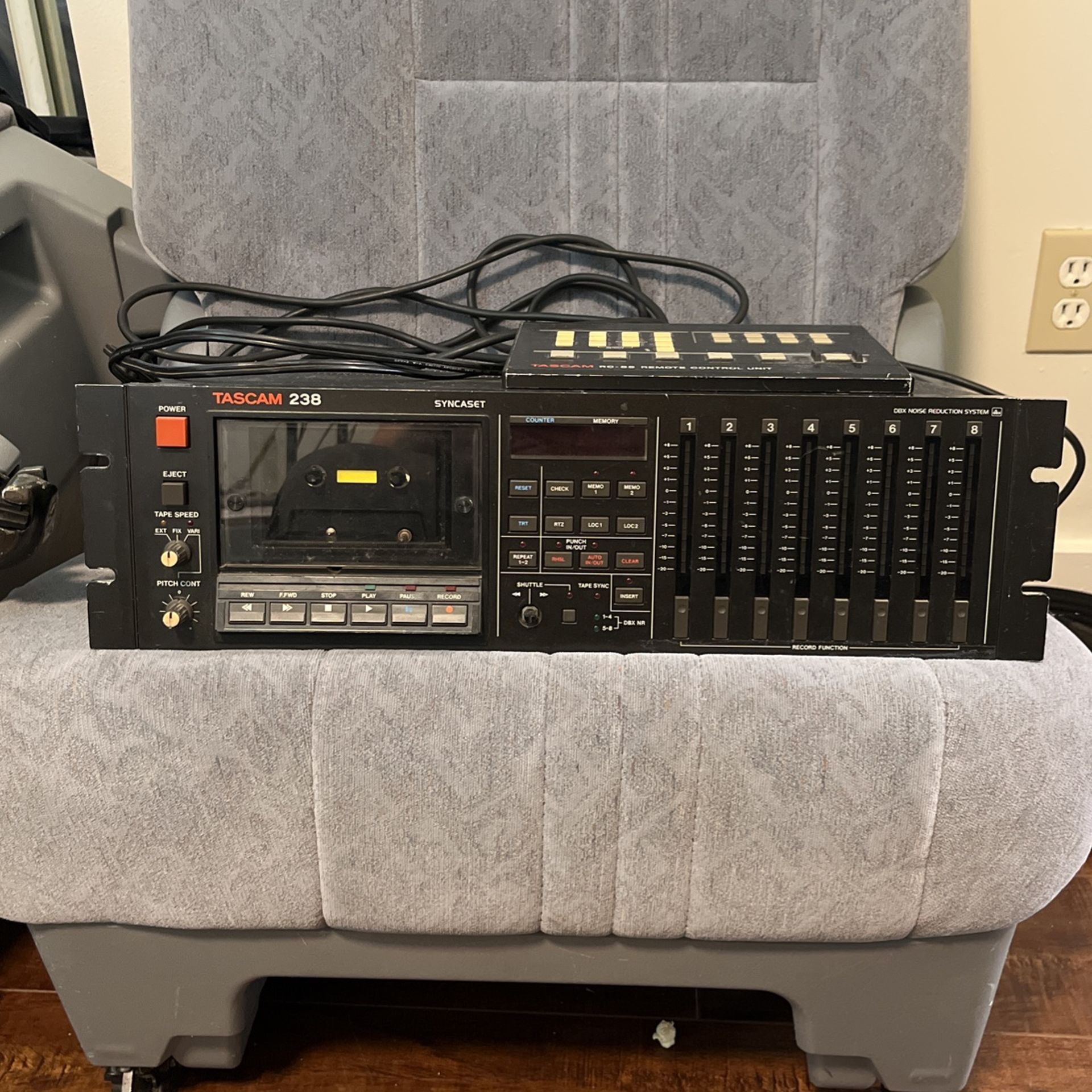 Tascam Syncaset 238 8 Track Cassette Tape Machine