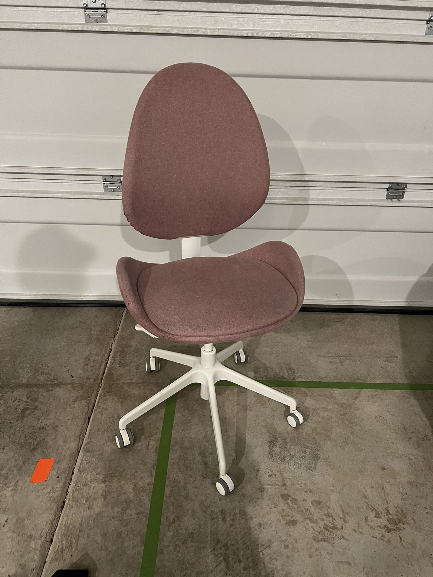 Pink Armless IKEA Desk Chair