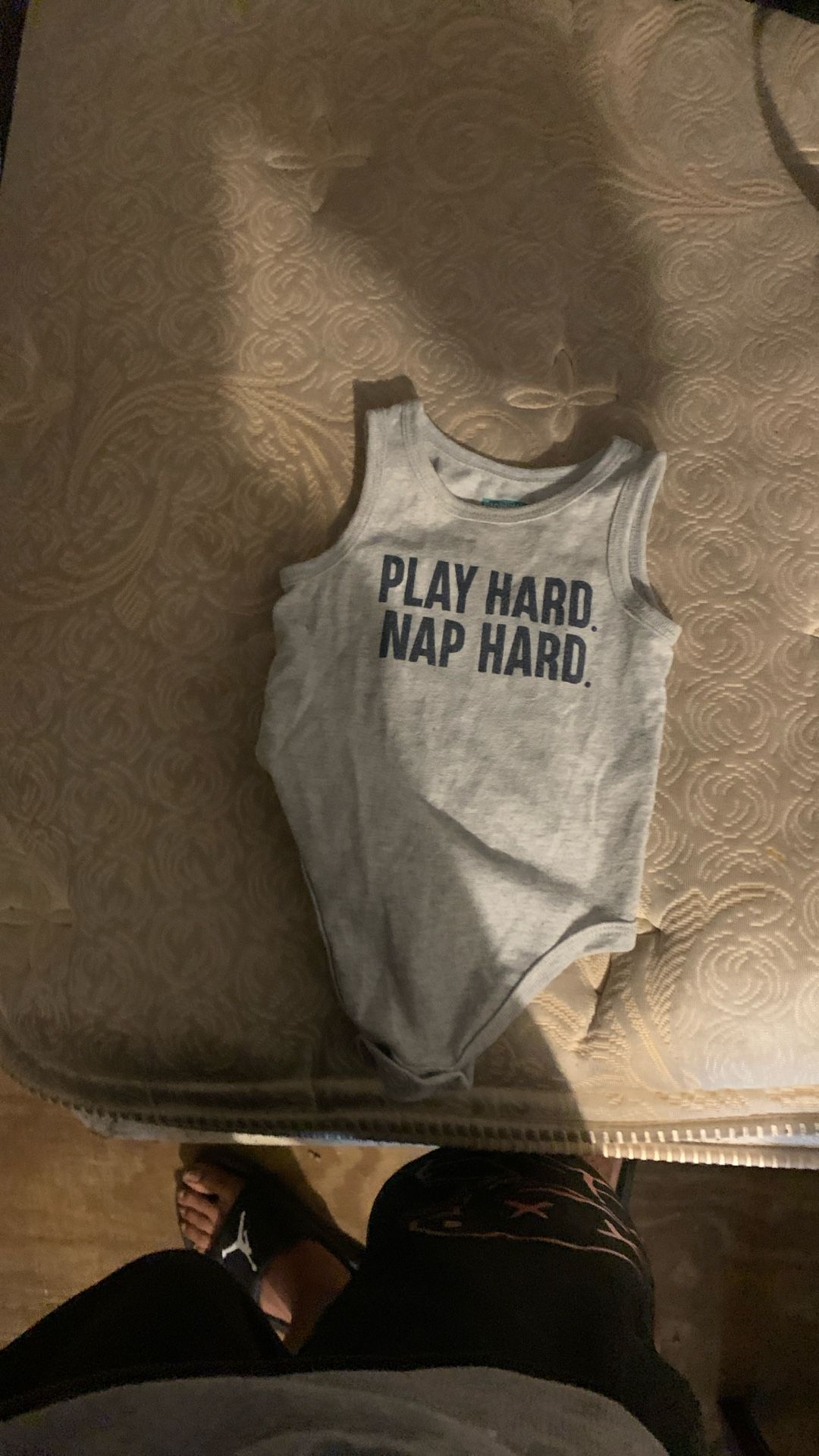 Play Hard Nap Harder Onesie