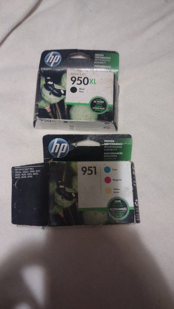 New In The Box Hp Printer Ink 951,And 950 Xl