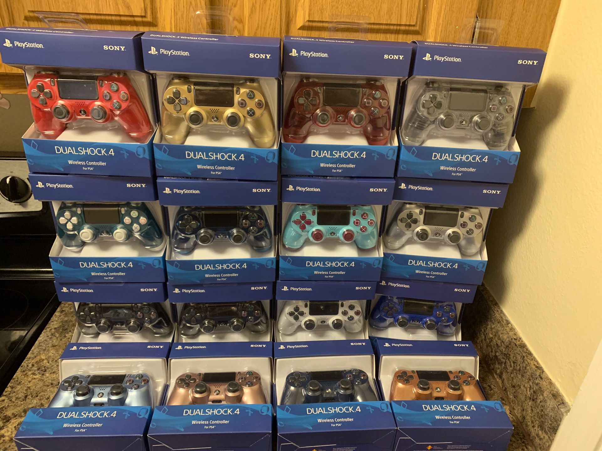 PS4 dual shock controllers