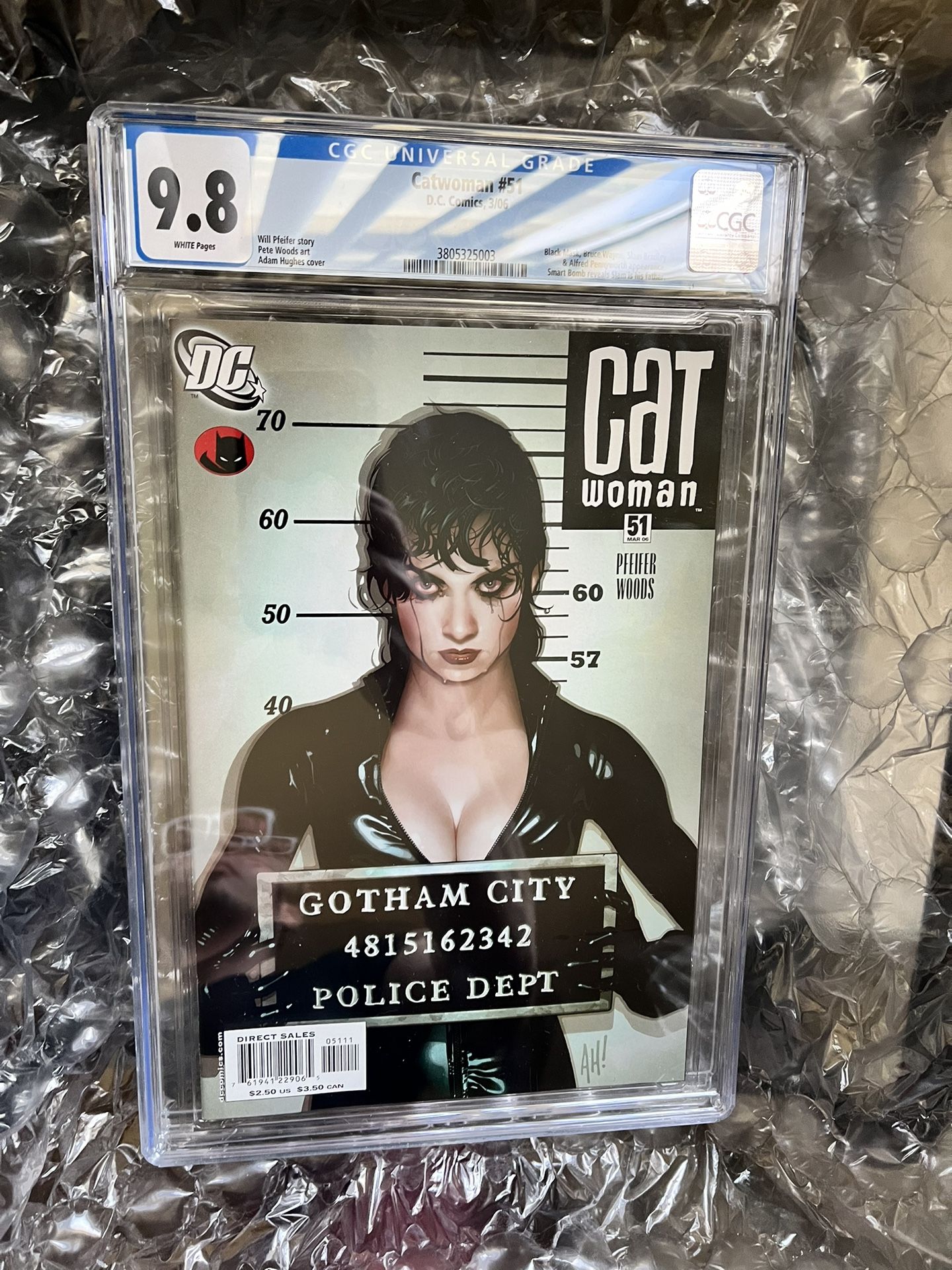 Catwoman 51 CGC 9.8 White Pages DC Comics Batman