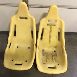 Vintage Plastic Racing Seats