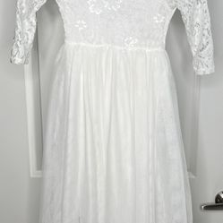 White Dress 4T-5T