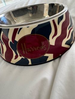 Harrods dog bowl