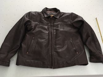 Leather coat jacket XXL STS rifleman