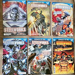 Steelworks #1-6 "Complete 2023 series" (Dawn of DC) by Michael Dorn & Sam Basri