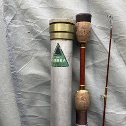 Vintage Ted William Tri Balance Fly Rod With Tube