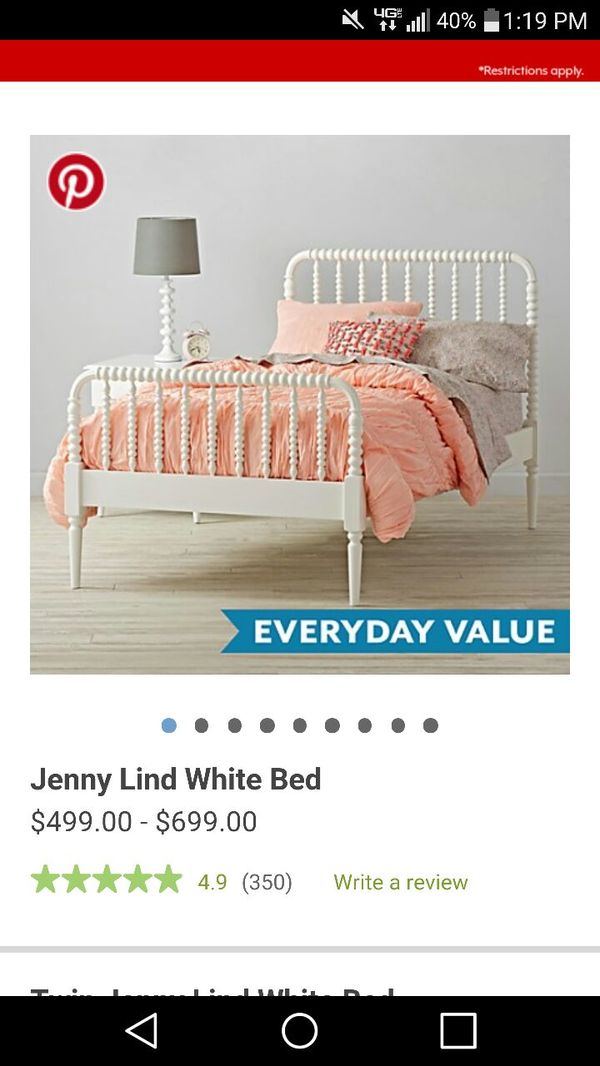 Jenny Lind Land Of Nod Twin White Bed Frame For In West Haven Jenny Lind Land Of Nod Twin White Bed Frame