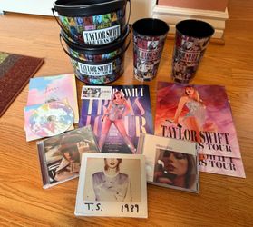 Lot of Taylor Swift Eras Tour Merch