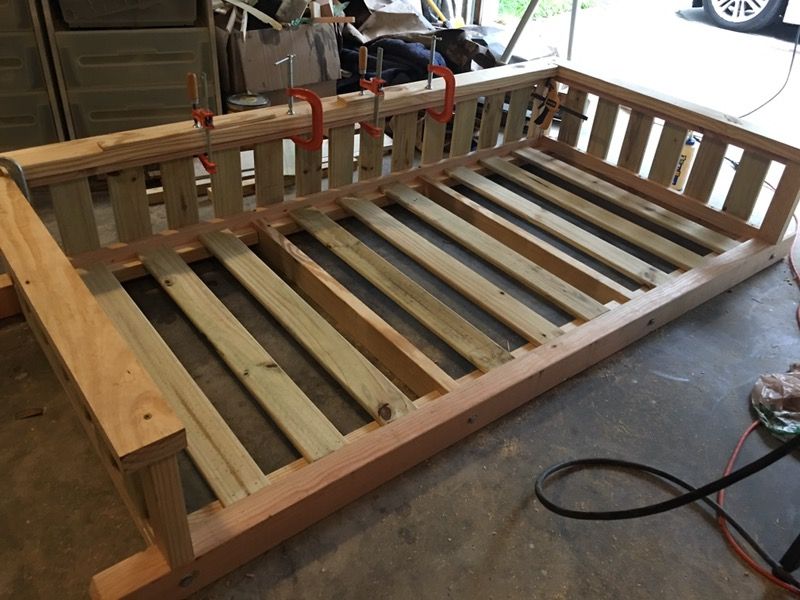 Twin Sized Patio Porch Swing Daybed