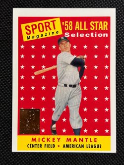 Mickey Mantle 1996 Topps Commemorative Set 487 #25 New York Yankees
