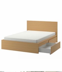 IKEA full size bed with mattress