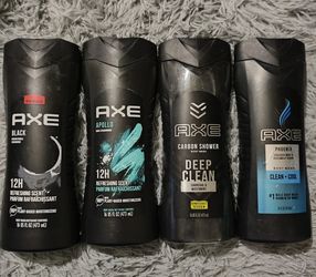 4 AXE Body Wash + 2 Deodorants