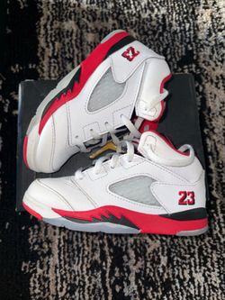 Toddler Jordan fire red 5