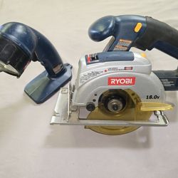 Ryobi Circular Saw And Flashlight