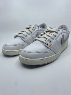 Jordan 1 Retro AJKO Low SP Union White Canvas  Size 10