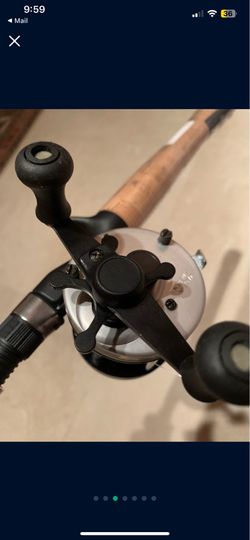 Abu Garcia 5500 bait casting reel and brand new Daiwa aird bait casting rod
