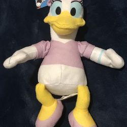 Daisy Duck Plush Keychain 