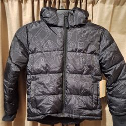 Boy's Gamer Water Resistant Puffer Jacket Size 4/5 or 6/7
