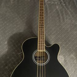 Acoustic Bass With Guitar Holder