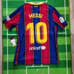 authentic signed messi jersey