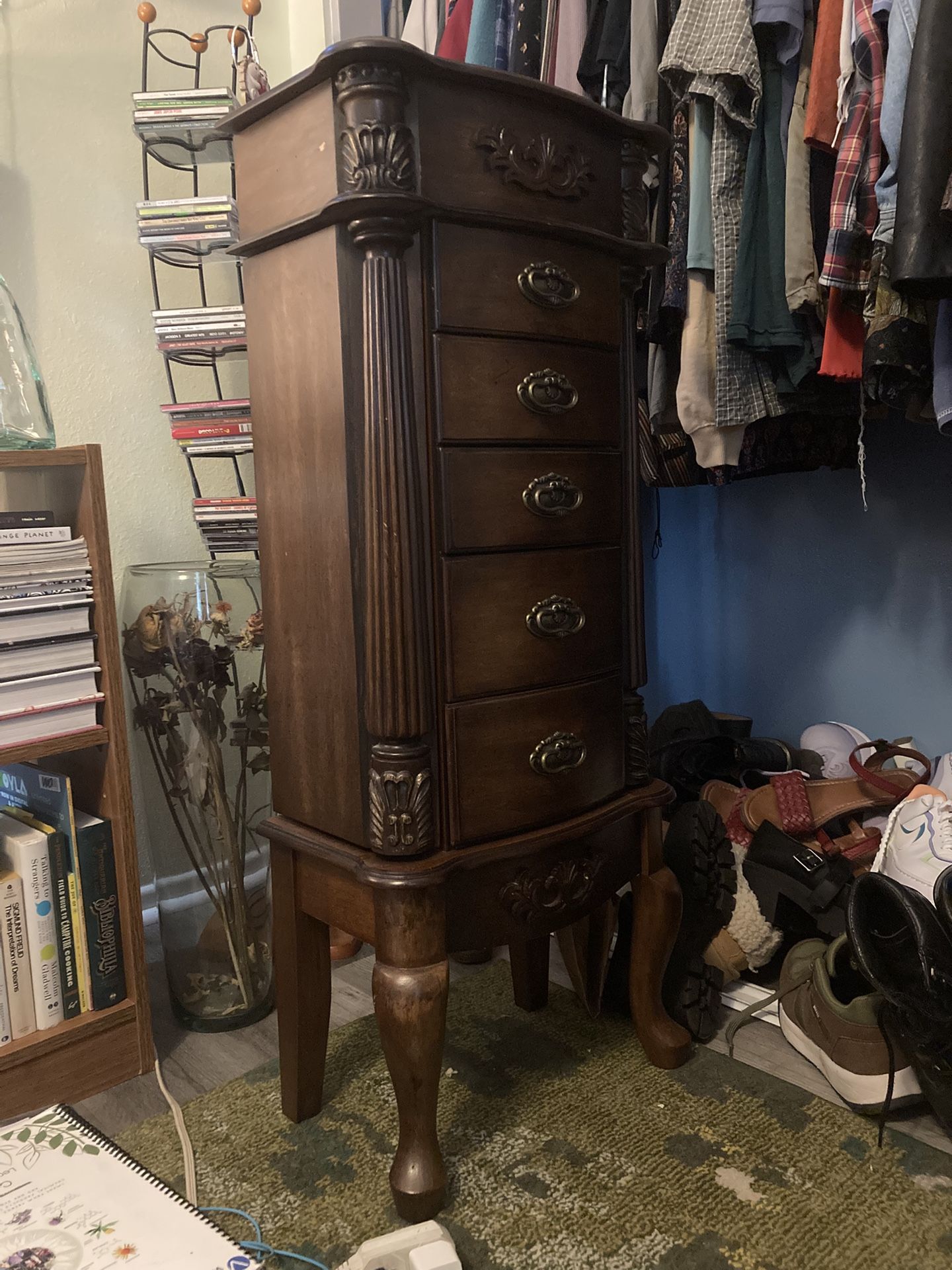 Wooden Jewelry Holder