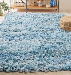 8x10 Turquoise Aqua Shag Rug – Soft & Stylish