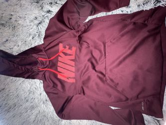 Maroon Drifit Nike Hoodie L