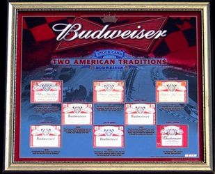 Budweiser nascar American traditions mirror