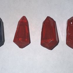 Disney Star Wars Galaxy's Edge Black Obsidian Kyber Crystal Series 1 & 3 Red Crystals