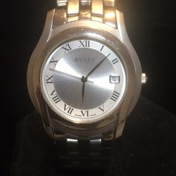 Mens Gucci 5500M Authentic Swiss Made Watch 