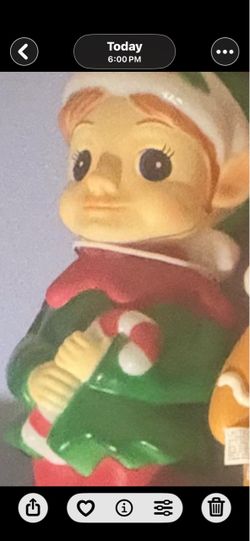 Cracker barrel, Brand New Vintage Christmas Elf Figurine
