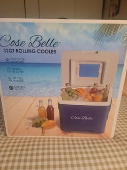 32qt rolling cooler