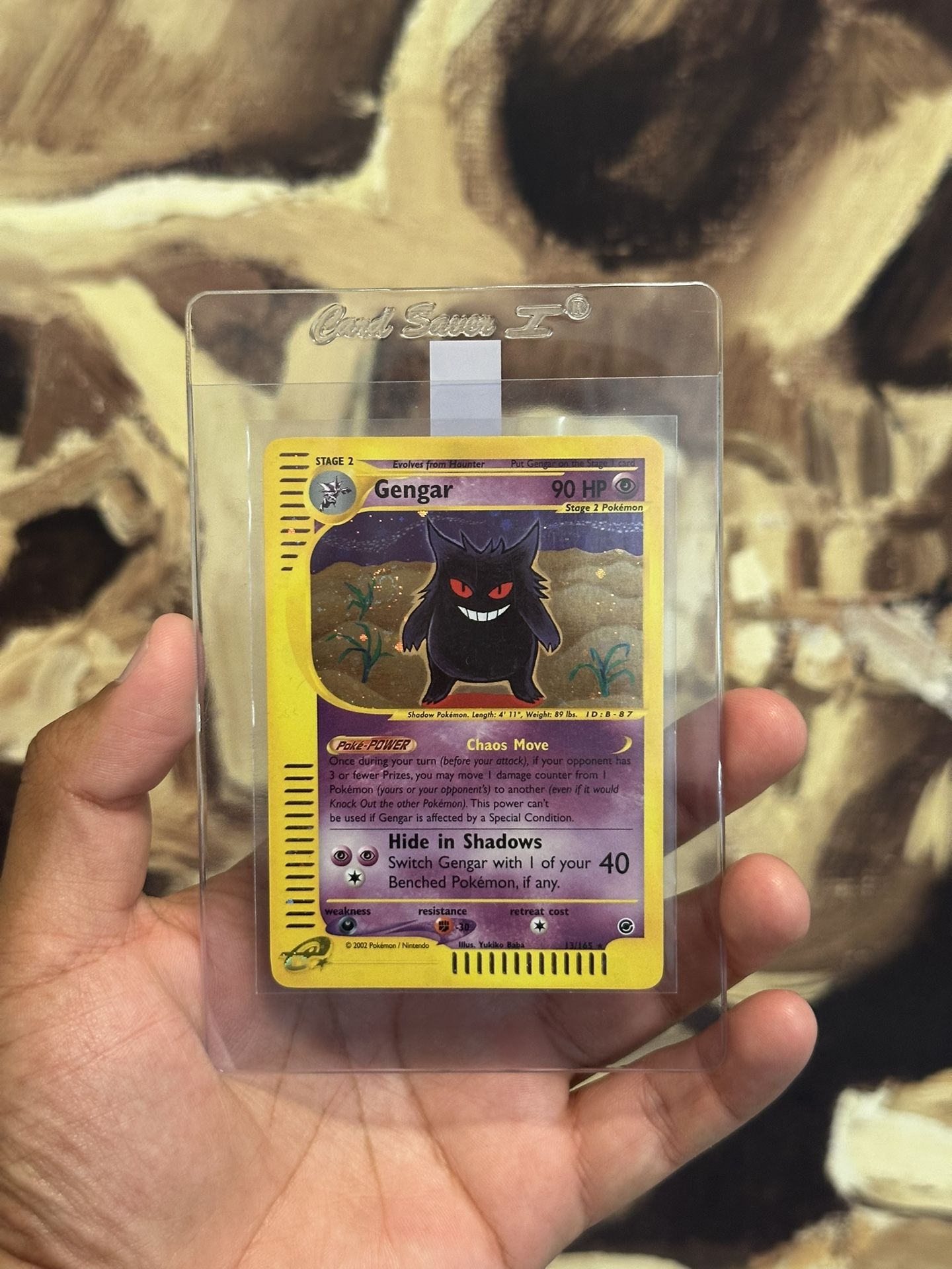 Pokemon Gengar Holo Expedition With SWIRL