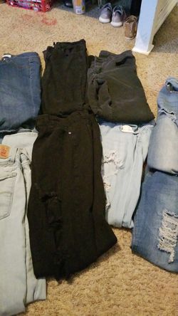 Girl pants size some size 11 and some size 30